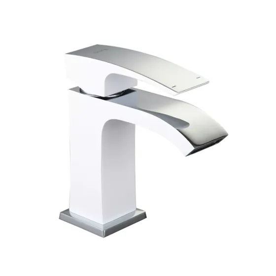 Змішувач для умивальника GAPPO G1007-8 білий/хром Київ