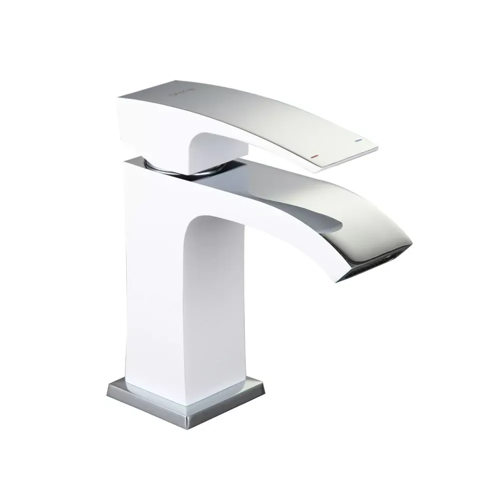 Змішувач для умивальника GAPPO G1007-8 білий/хром Київ - фото 1