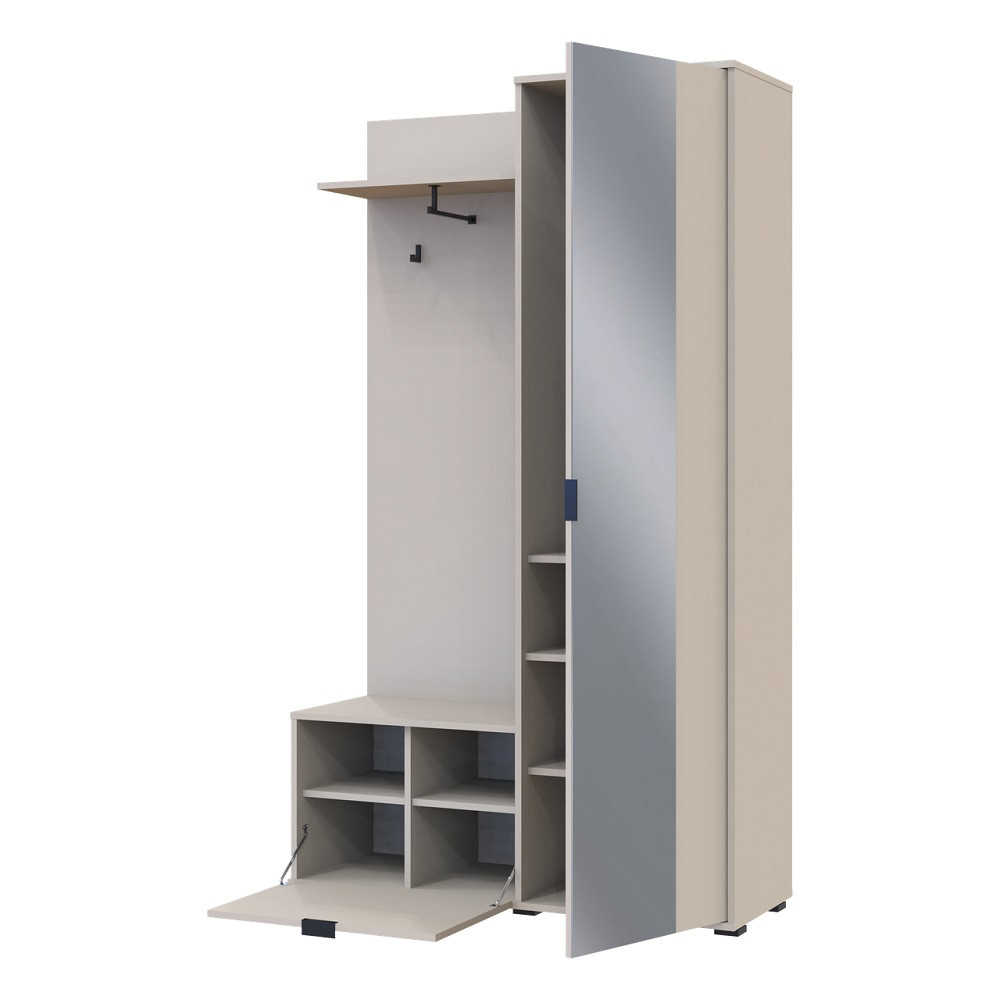 Передпокій Doros Дора Кашемір 1 ДСП/1 Дзеркало 113.5х40х192 DRS-011780 (44900364) Дніпро - фото 3