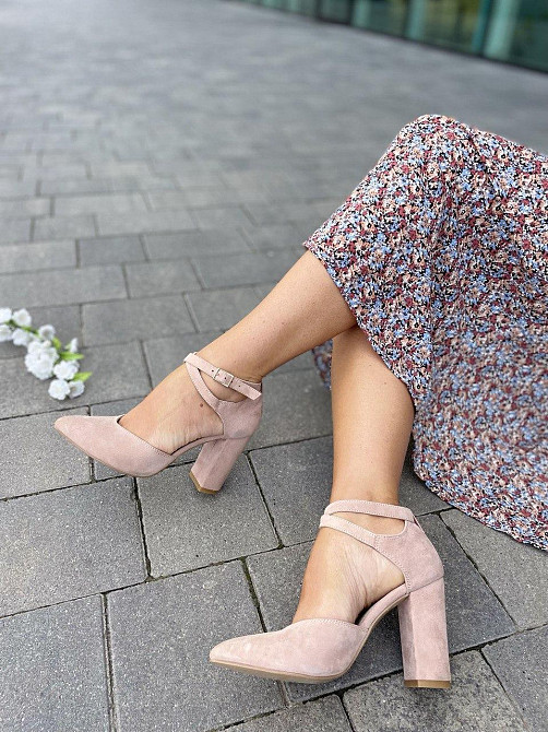 SANTINI Босоніжки жіночі SANTINI 953589-22 пудра (літо, замша натуральна) (3844) Коломыя - изображение 8