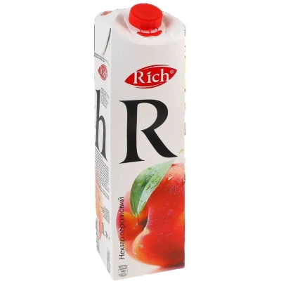 Сік Rich Персиковий нектар з м'якоттю 1 л (4820039352705) Вінниця - фото 1