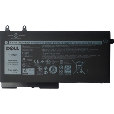 Аккумулятор для ноутбука Dell Latitude 5400 R7D7N, 51Wh (4255mAh), 3cell, 11.1V, Li-ion, black (A47766) Винница - изображение 1