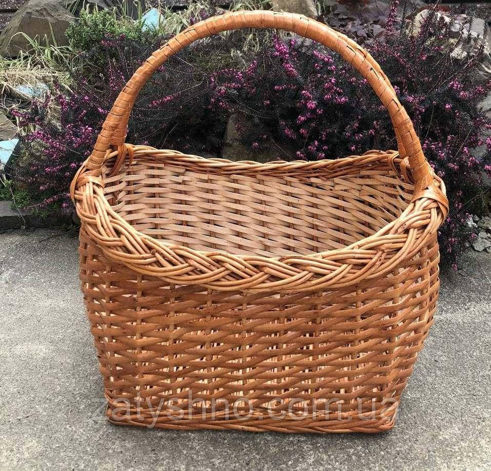 Пасхальний кошик із лози високий місткий Київ - фото 1