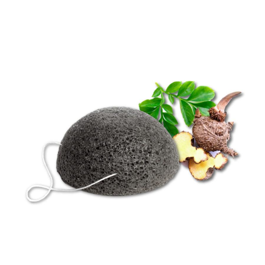 Очисний спонж Конняку з бамбуковим вугіллям Ella Bache Cleansing Konjac Sponge Дніпро - фото 1
