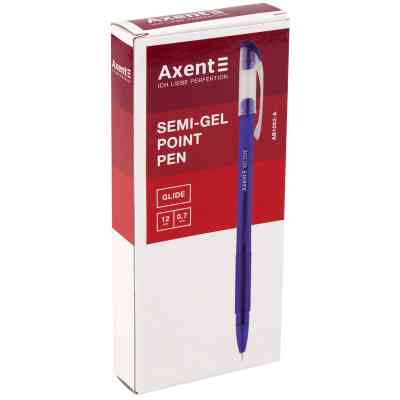 Ручка масляная Axent Glide, blue (AB1052-02-А) Винница