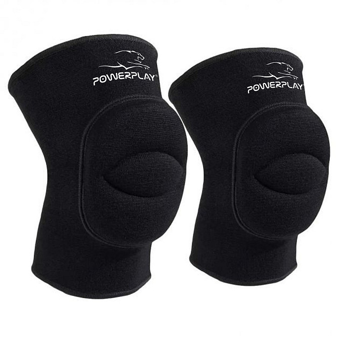 Наколінники PowerPlay PP-8000 Elastic Knee Support (пара) чорні XS Каменское - изображение 2