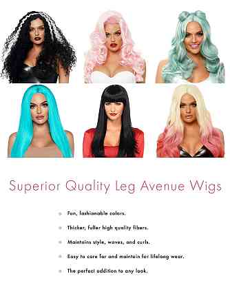 Перука чорно-біла Leg Avenue Leg Avenue Cruella, розмір O/S, довжина 64 см Sex Aura Київ