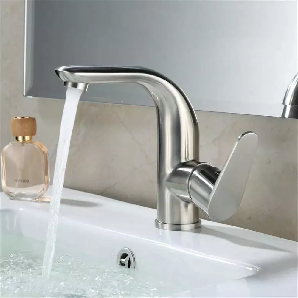 Смеситель для умывальника WEZER INX1A-04 сатин Киев - изображение 2