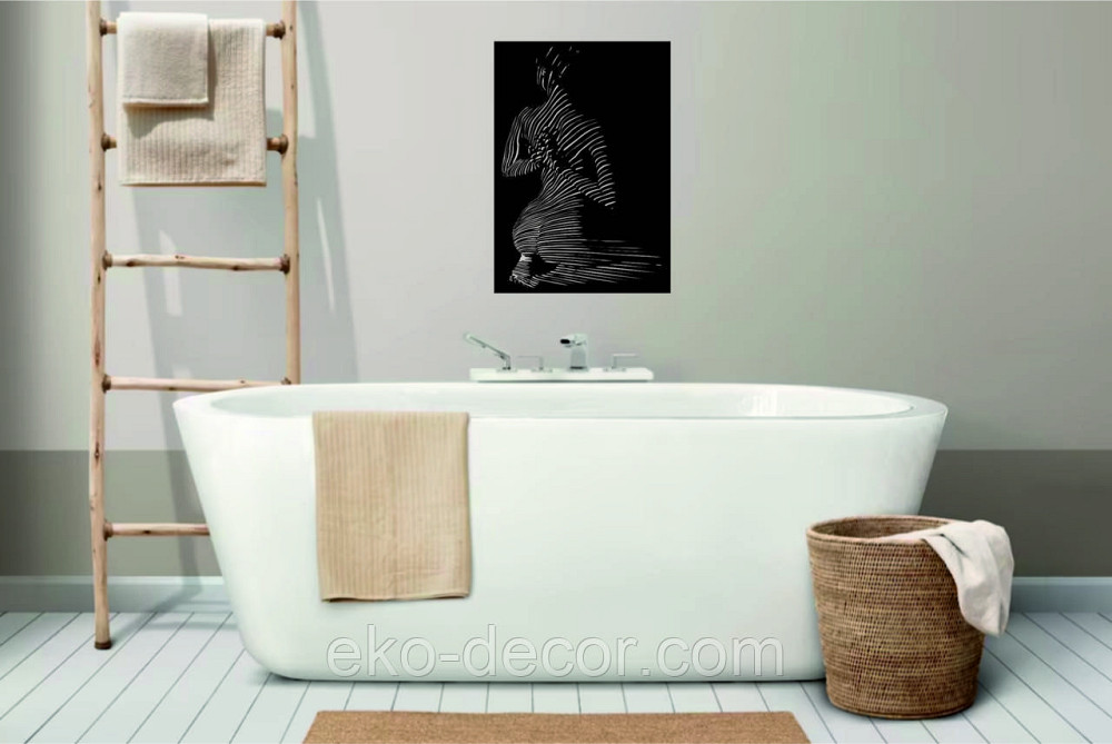 Декоративное настенное Панно «Женское тело», Декор на стену Киев - изображение 8