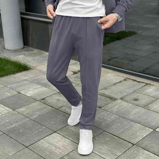 Темно-сірий спортивний костюм для чоловіків. Комплект штани і кофта сірий Pobedov Alpha Київ