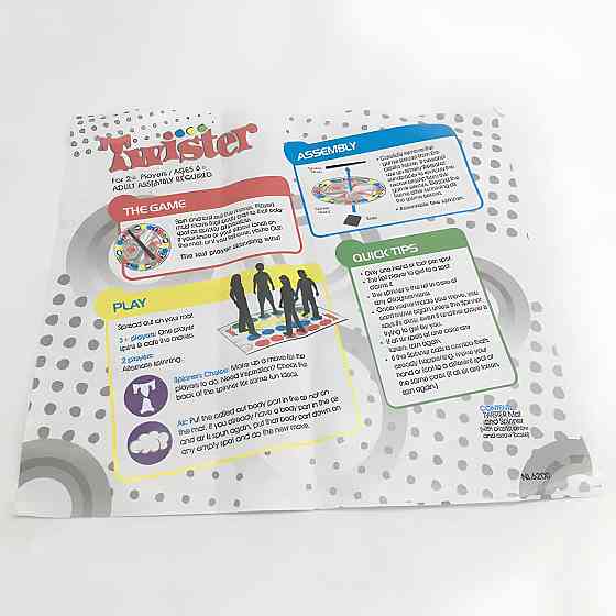 Гра Твістер 2. Настільна гра Twister (нова версія) із двома новими завданнями. Твістер англомовний Київ