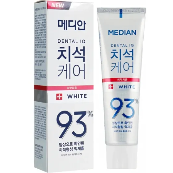 Отбеливающая зубная паста Median Dental IQ 93% White, 120 мл Львов