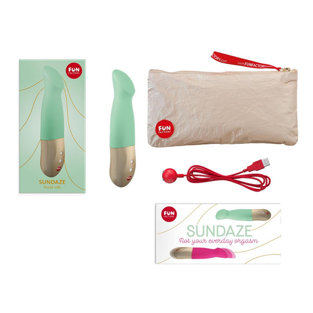 Вибратор-пульсатор Fun Factory SUNDAZE pistachio Sex Aura Киев - изображение 7