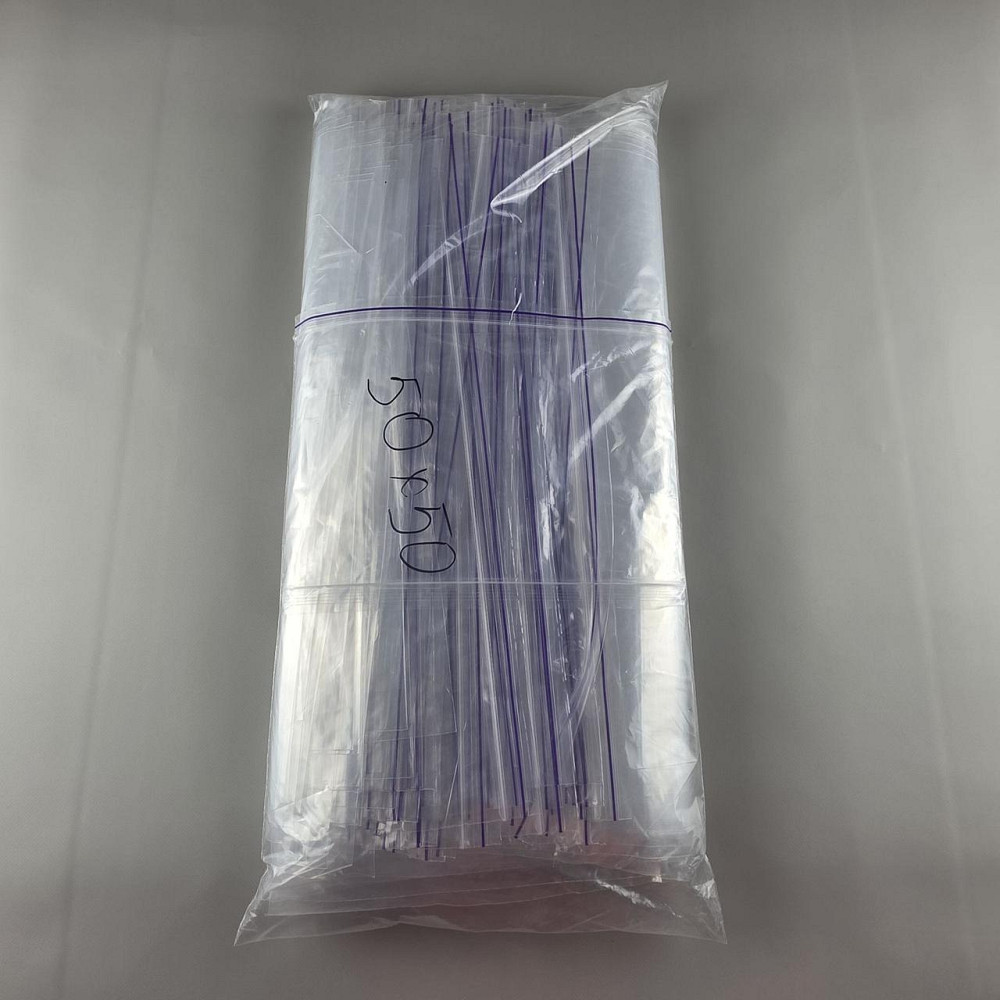 Фасувальний прозорий пакет із замком zip-lock 50х50 (100 шт.) (1 пачка) Харків - фото 3