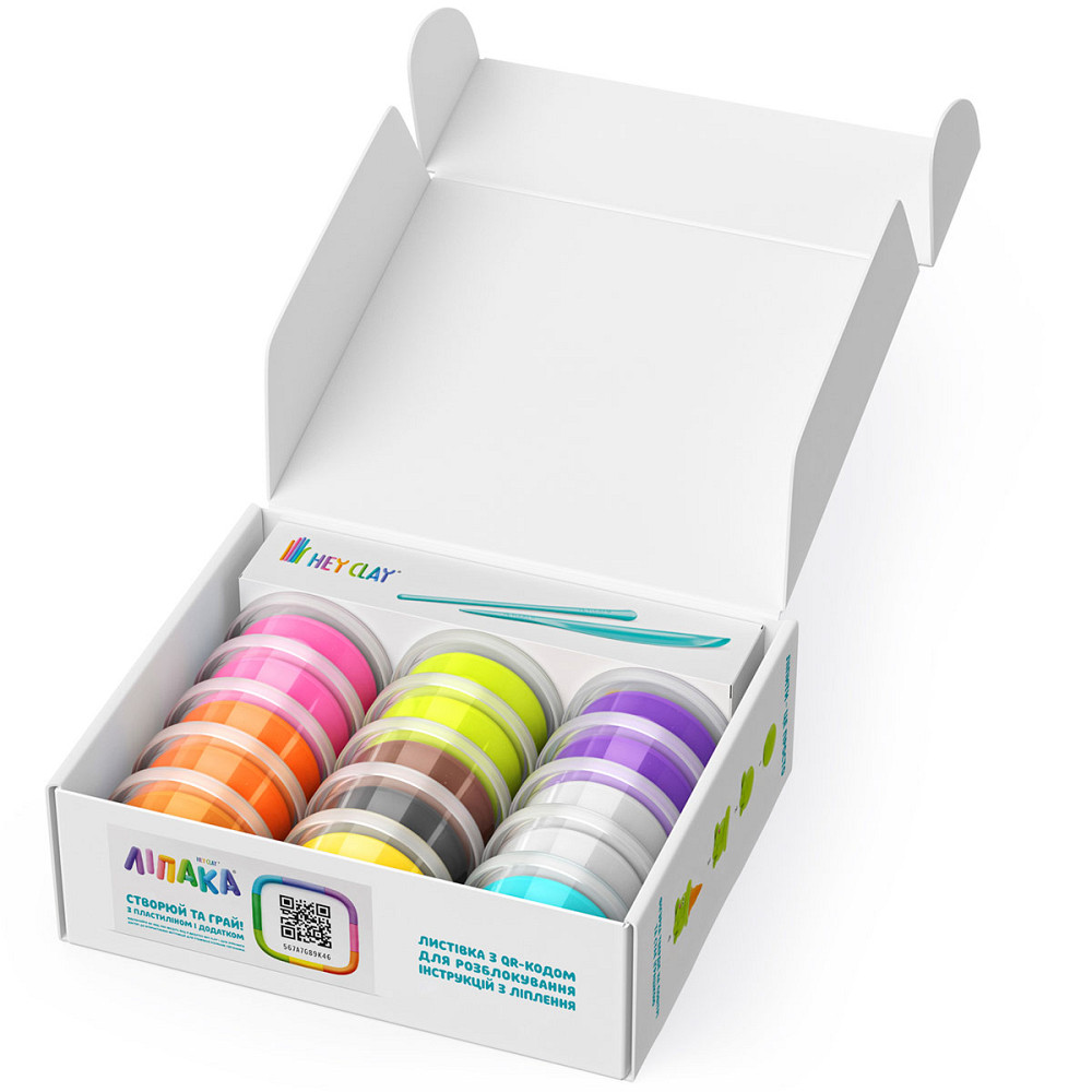 Меганабір пластиліну, що самостійно твердіє, Ліпака – Файні морозивка Дніпро - фото 3