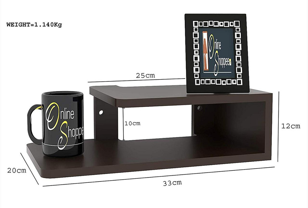 Полиця для роутера "Кунда" венге Миколаїв - фото 6