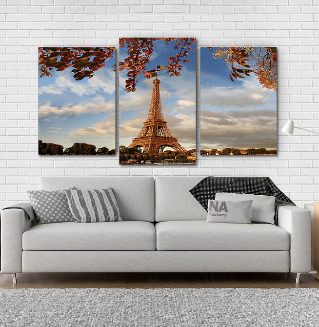 Модульная картина Осень Париж Art-14_3 Киев - изображение 2