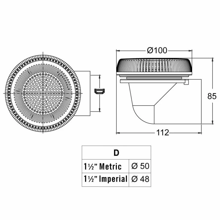 Форсунка Emaux EM3844 с боковым подключением. для СПА Киев - изображение 2