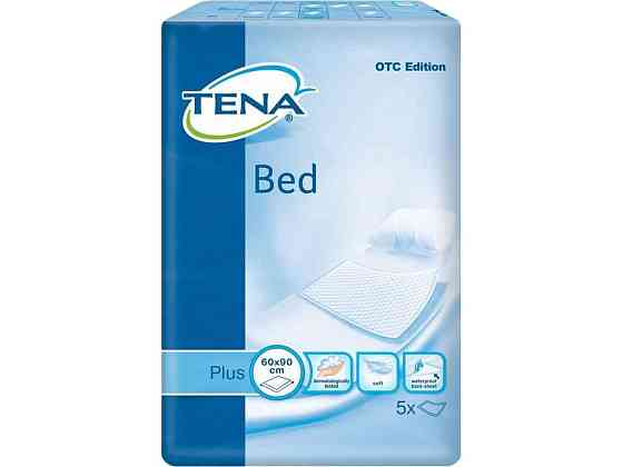 Пелюшки поглинальні Bed Plus (60х90см) 5 шт ТМ Tena Київ