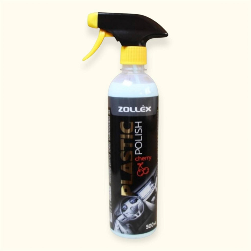 Поліроль-молочко для пластику Zollex Plastic Polish Cherry 500 мл (вишня) Чортків - фото 1