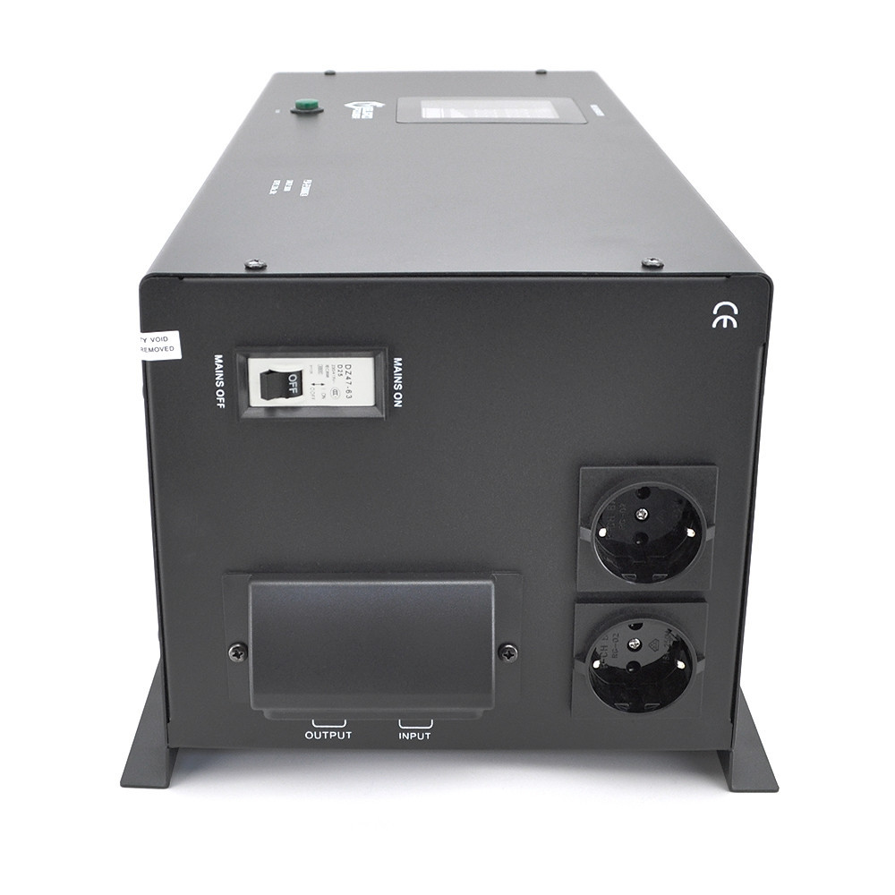 ДБЖ з правильною синусоїдою Europower PSW-EP3000WM24 (2100 Вт) 20А, настінний, під зовнішню АКБ 24В, Q1 640*335*325 19,9 кг Київ - фото 2