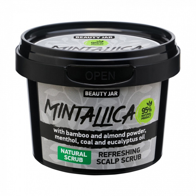 Mintallica Beauty Jar Cleansing Shampoo Scrub Shampoo 100 г Вінниця - фото 1