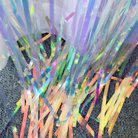 Дождик для фотозоны для праздника новогодний 2 м на 1 м перламутровый Киев