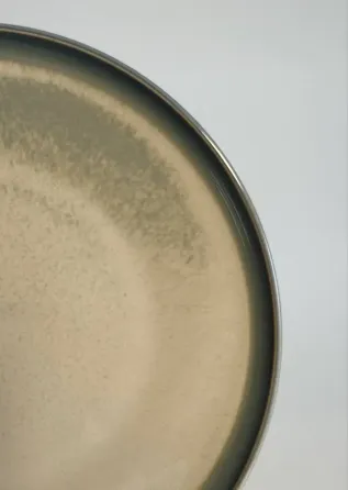 Обеденная керамическая тарелка с декоративным покрытием 28,5 см Коломия