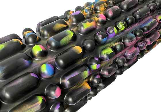 Масажний ролик EasyFit Morze 45 см Чорний Коломия