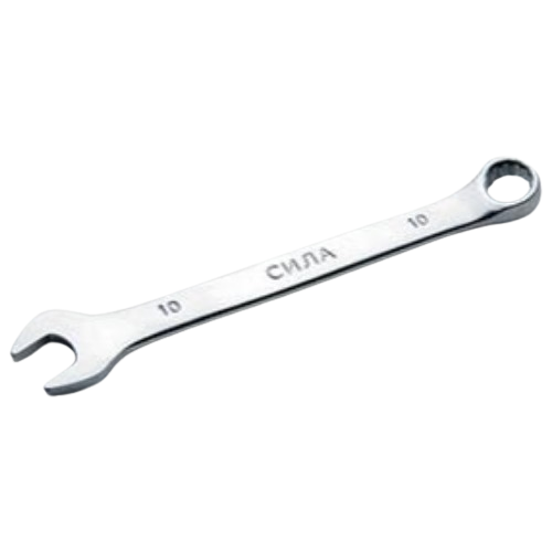 Ключ ріжково-накидний 10мм CrV СИЛА Житомир - изображение 1