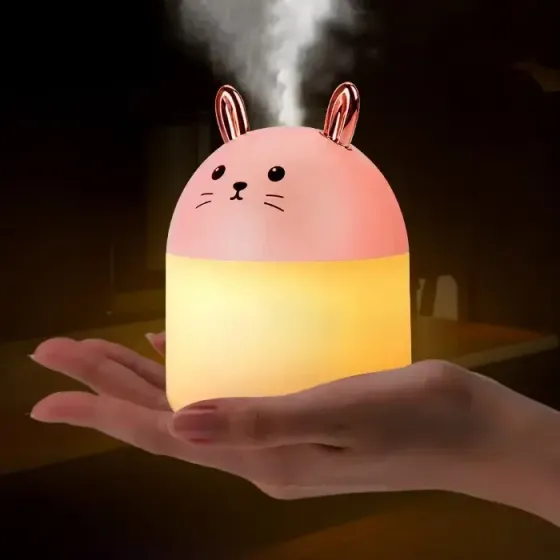 Мини-увлажнитель воздуха Air Purifier ночник 2 в 1 котик Коломыя