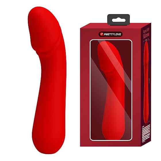 Вибратор для точки G Pretty Love Cetus красный, 15 х 3.5 см Sex Aura Киев