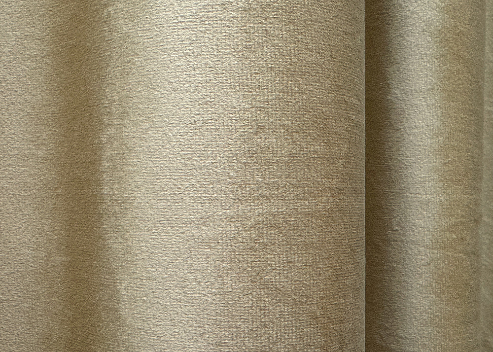 Комплект готовых штор VR-Textil Бархат № 1653ш Бежевый 150х290 см 2 шт (33-0494) Киев - изображение 8