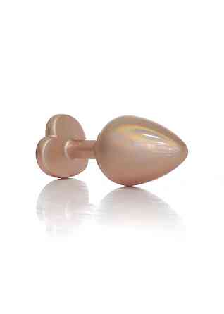 Анальна пробка - Jewellery Pearl Gold Heart Plug Clear M Sex Aura Київ