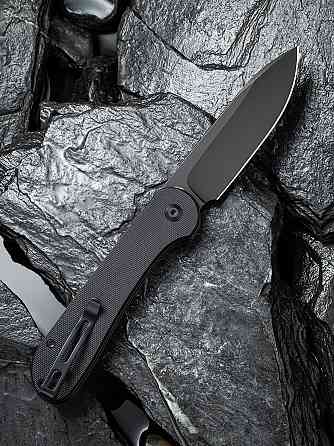 Ніж складаний туристичний Civivi Elementum Pocket, (8.9 см) 14C28N / G10 чорний Київ
