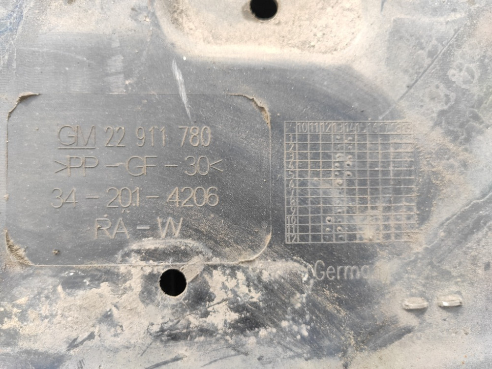 Захист під двигун Opel Insignia 2009-2017 (22911780) Ковель - изображение 2