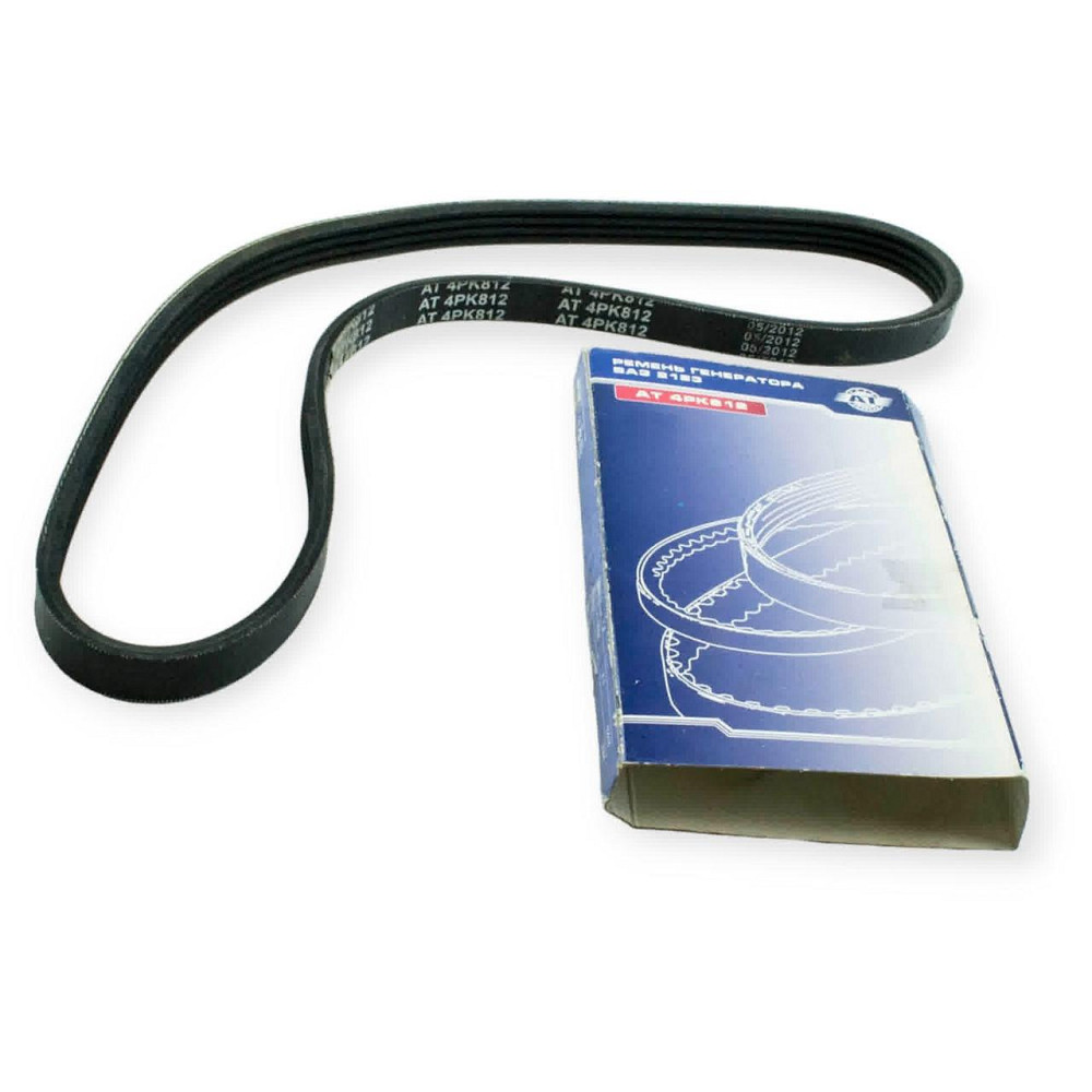 Ремень ручейковый 2123-Шевроле 4РК812 конд (AT) генератора Мукачево - изображение 1