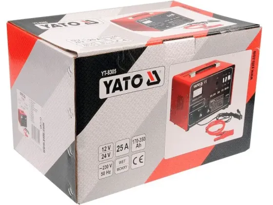 Зарядний пристрій для автомобільних акумуляторів YATO YT-8305 Коломия