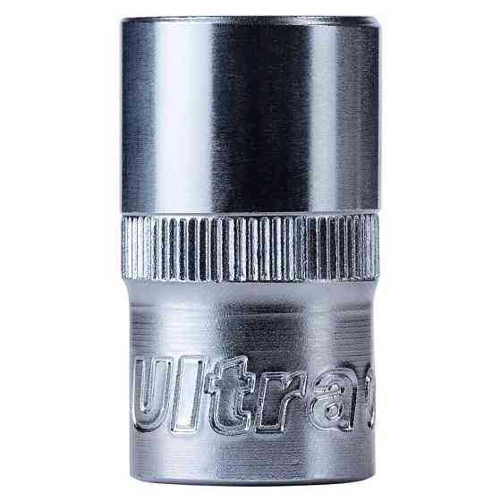 Насадка шестигранна коротка 1/2" 16мм CrV ULTRA (6070162) Рівне