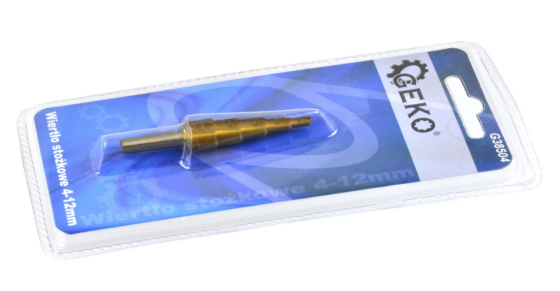 Сверло ступенчатое 4-12 мм GEKO G38504 Чернигов