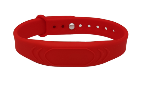 RFID браслет з чипом MIFARE SEVEN R-68 червоний Київ