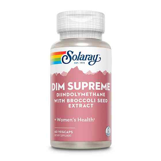 Дииндолилметан с экстрактом семян брокколи Solaray DIM Supreme 100mg 60 vcaps Киев