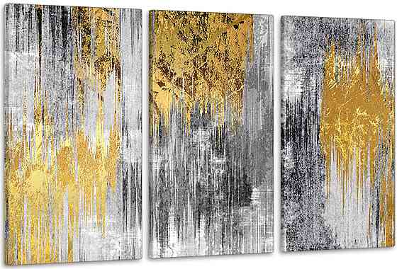 Модульна картина у вітальню/ спальню  Абстракція    ART-176_3A Київ