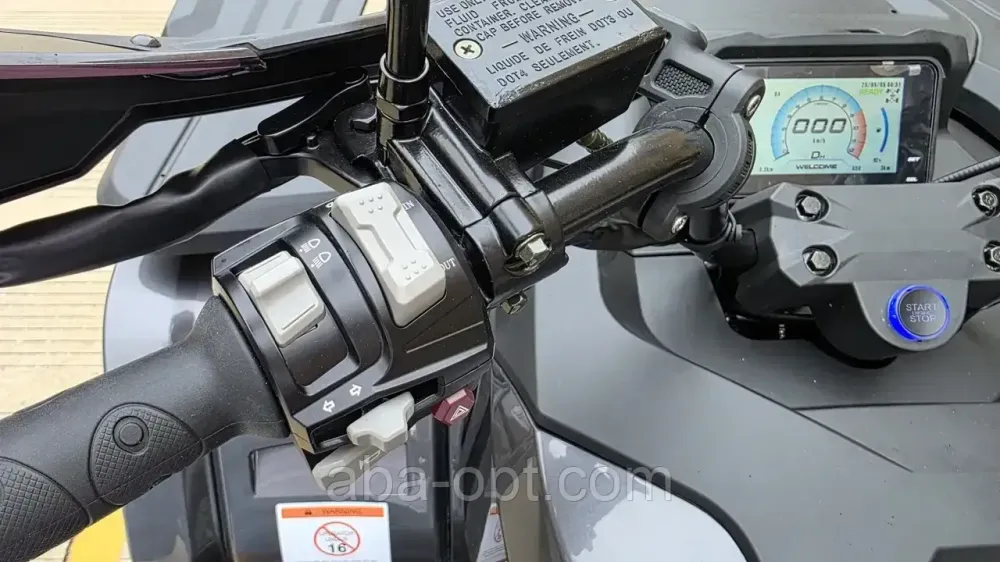 ЭЛЕКТРОКВАДРОЦИКЛ SokMoto RAPTOR EV 30 кВт 4WD 30000W-72V-105Ah 30 кВт LiFePO4 шины 12