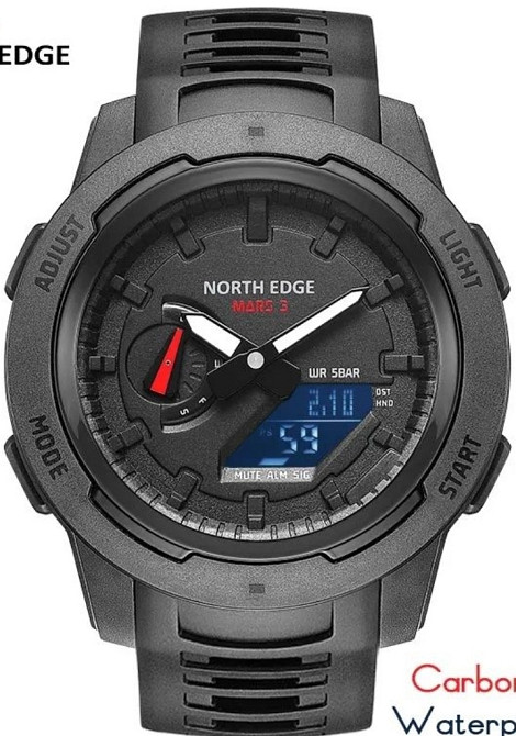 Новинка North Edge Mars3 IP68 50m карбон .Оригінал. Нові. Киев - изображение 2