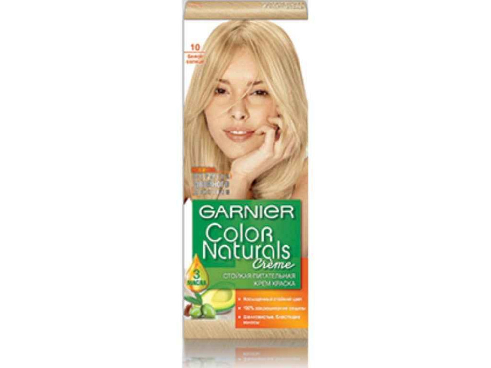 Крем-краска стойкая Белое солнце Color Naturals (тон 10) ТМ GARNIER Киев - изображение 1