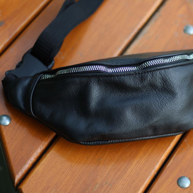 Мужская кожаная бананка, кожаная сумка бананка через плечо, мужская кожаная бананка на пояс Киев - изображение 7