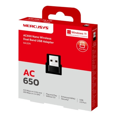 Мережева карта Wi-Fi Mercusys MA20N Вінниця - фото 5