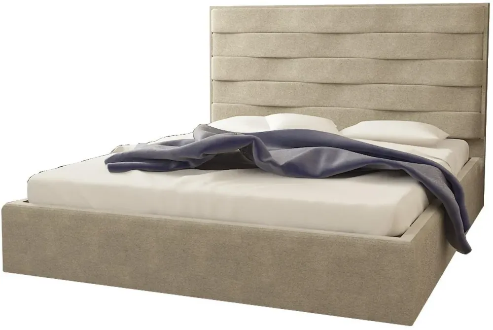 Кровать BNB Двуспальная White Star Comfort 140 х 200 см Simple С подъемным механизмом и нишей для белья Мокко Киев - изображение 1
