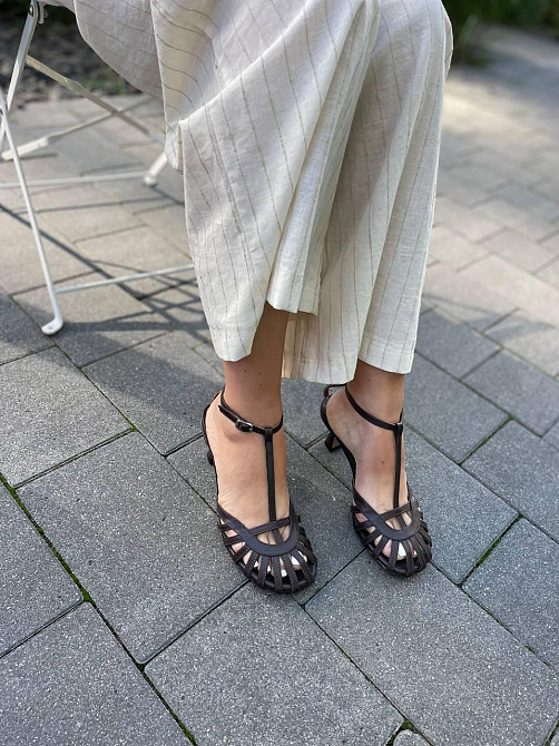 Nikos Босоніжки жіночі Niko`s 2556 шоколадні (літо, шкіра натуральна) (5951) Коломыя - изображение 2